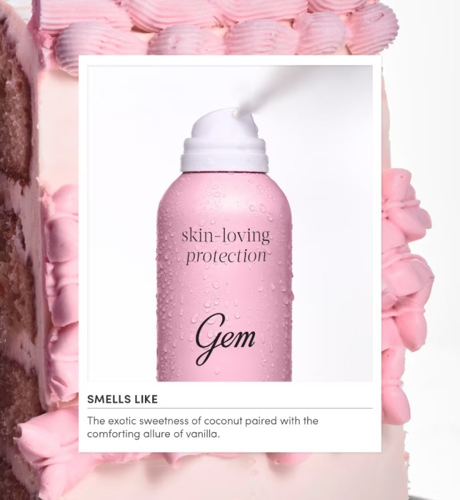 GEM SKIN-LOVING DEODORANT 48HR SWEAT PROTECTION SPRAY